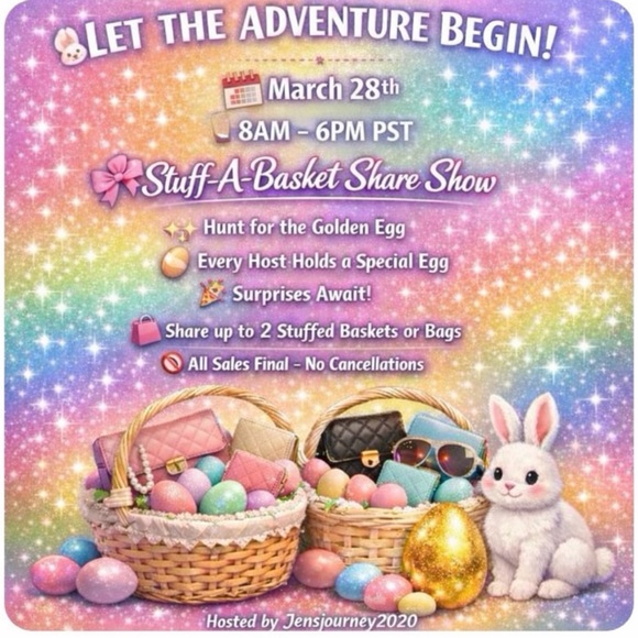 Other - 3/28 Let the Adventure begin! Stuff a bag or basket 🧺 share show